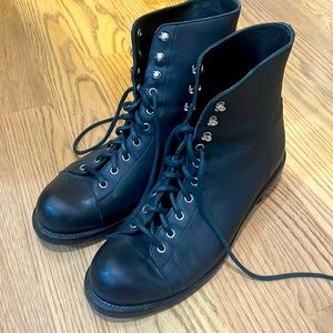 Size 12 W John Fluevog Ricard Lace-up Ankle Boots